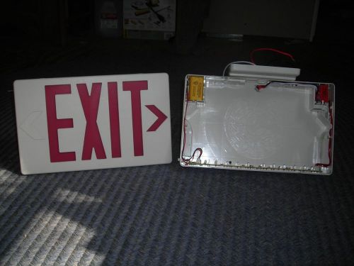 Exit Light by Emergency Lighting &amp; Power Equipment EZXTEU2RWEM