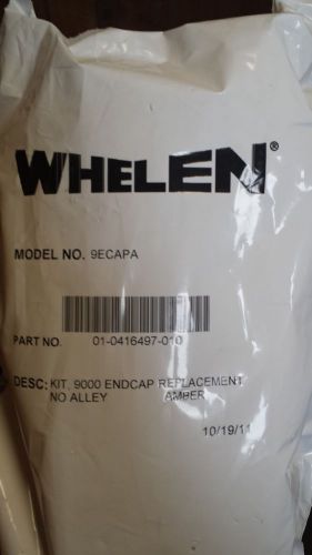 Whelen edge 9000 replacement lens end cover amber 01-0416497-01 for sale