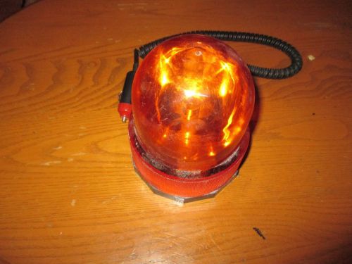 Orange Ambersaftey light auto plug in