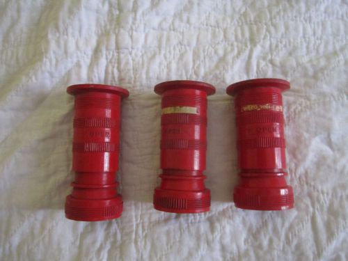 Wilco adjustable spray fire hose nozzle red plastic hn-4-l without rubber lot 3 for sale