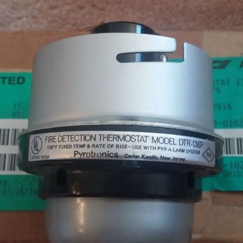 Pyrotronics  fire detection thermostat dtr-136p for sale