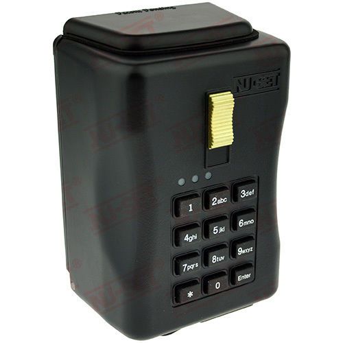 Nu-set electronic key storage lockbox, wall-mount lock box w/ access log for sale