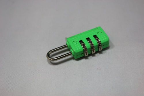 Small green combo lock for sale