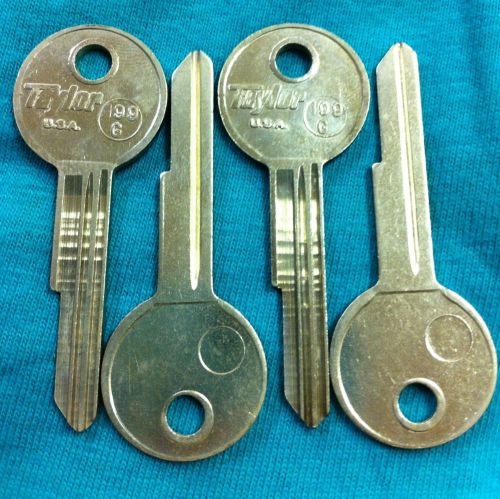 4 pcs 199G 199-G  Key Blank new Taylor