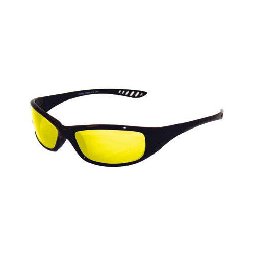 Jackson Safety Spectacle With Black Frame And Amber Lens