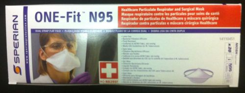 N95 sperian particulate respirator/surgical mask hc-nb295f n95 1 bx / 20 masks for sale