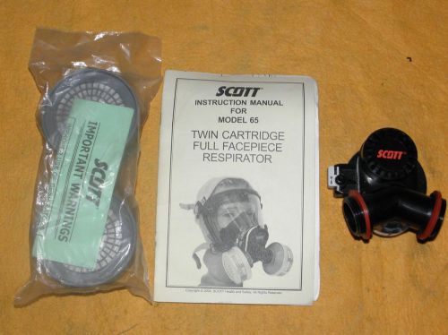 Scott Model 65 Respirator Cartridge and Adapter  Stock # 642 AM, P/N 80367-01