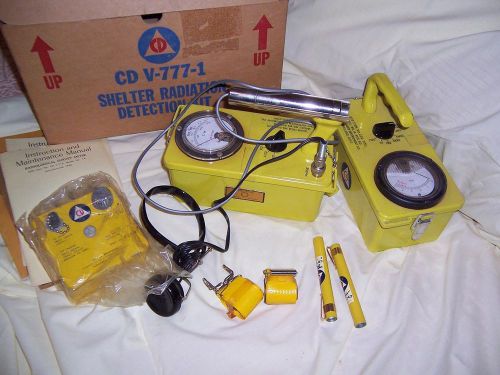 Civil defense v-777-1 shelter radiation detection kit - 1962 for sale