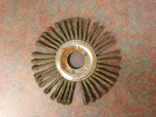 10&#034; Knot Wire Wheel 2&#034; Arbor Hole .023 CS Wire
