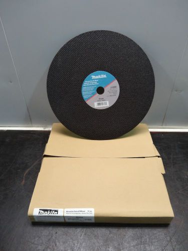 10 new makita abrasive cut off wheels stone 14&#034; diameter 1&#034; arbor new 1 box for sale