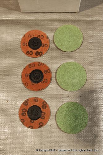 Norton SpeedLok Sanding Discs - 2&#034; Dia, 60 gr - NEW - SKU152,153,154