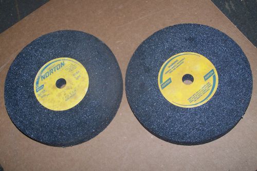 Norton grinding wheels 2 pc case 7 x 1 x 5/8 for sale