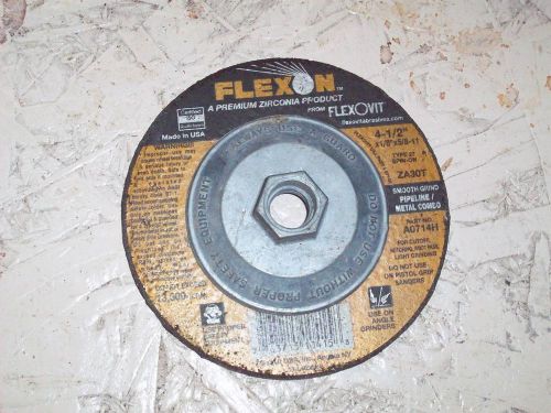 Flexon by Flexovit 4-1/2&#034; - ZA30T Depressed Center Wheel A0714H Grinding Disk
