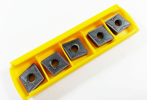Kennametal cngg 432 fs kc5510 carbide finishing sharp inserts (qty of 5) (k926) for sale