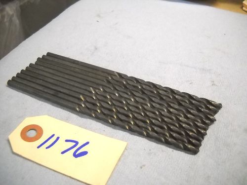 10 new morse taper length drills #13 .185 hss usa 1176 for sale