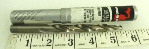 Michigan drill #10412586 jobber length step drill, 5-3/16&#034; long, hss ~ (loc6) for sale