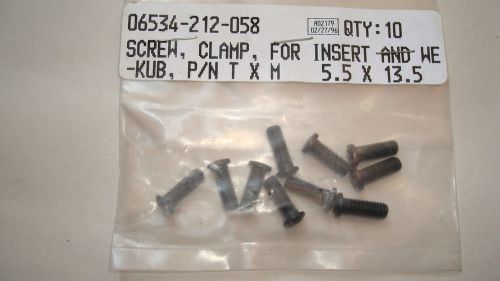 Torx Screw Clamp for Insert &amp; WE-KUB 06534-212-058 P/N TxM 5.5mm x 13.5mm