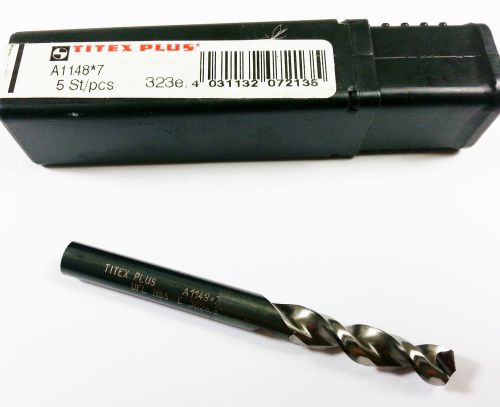 (Lot of 5)  7mm  Walter Titex   A1148*7  HSS Drill (L477)