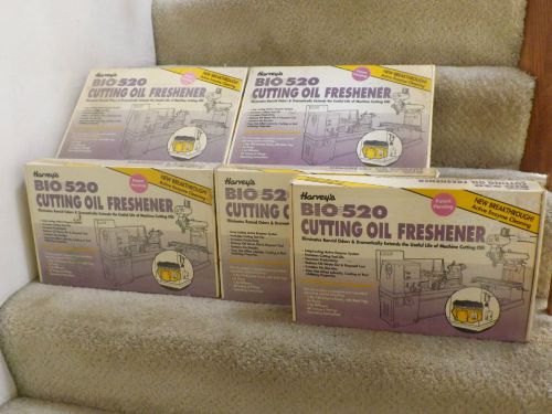 *new* (5) nos harvey&#039;s bio 520 cutting oil freshener active enzyme cleaning kit for sale