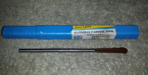 Hannibal Carbide Tool #6100-0927 Carbide Tipped Reamer