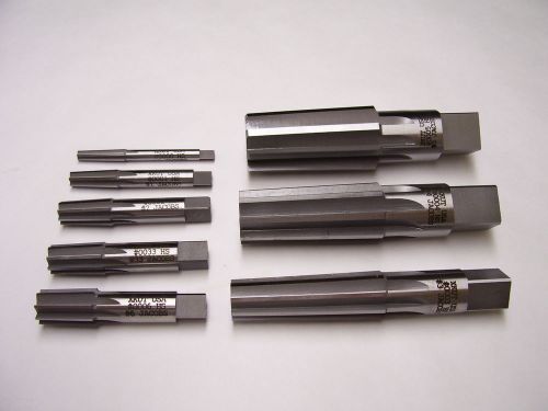 NEW M2 HIGH SPEED JACOBS TAPER REAMER SET #8500 MADE IN THE USA BY XKUT