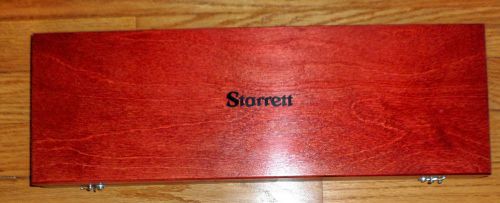 Starrett Machinist Micrometer Wood Wooden Box Case Only