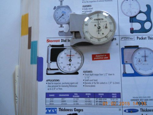 Dial Indicator Pocket Thickness Gage