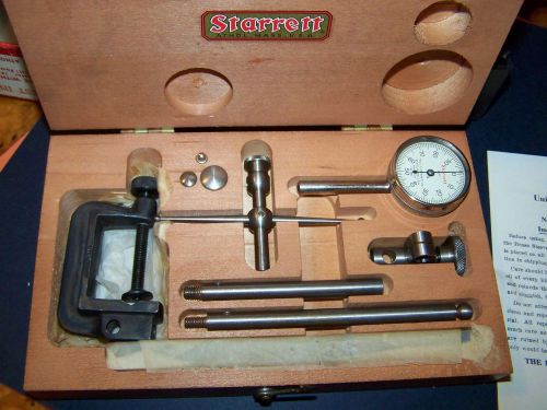 Starrett No. 196-A Universal Back Plunger with Dial Test Indicator