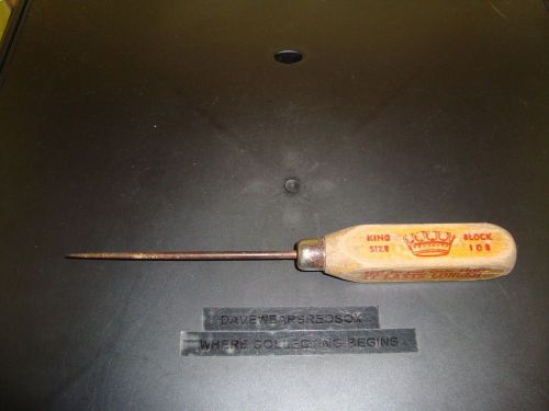 Vintage King Size Ice Pick 8 1/2&#034; Long and in Very Good Condition