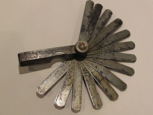 Vintage Kastar Precision Mini Feeler GaugeSmall ~ 1 1/2 &#034; Blades