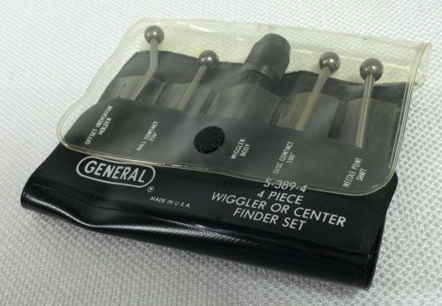 General tools 5 piece wiggler &amp; center finder instruments set new # s389-4  for sale
