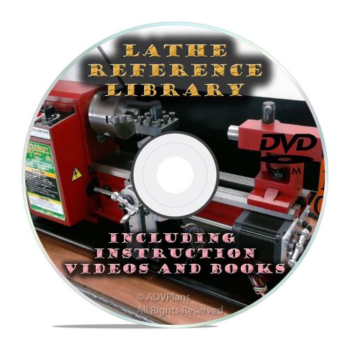 Learn to Run a Lathe-How to do Metal Turning Boring Fabrication Guides CD V23