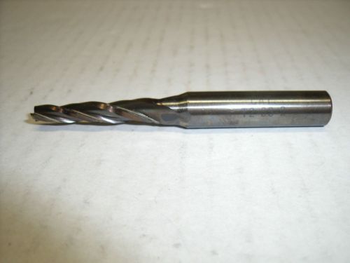 3/16&#034; 2 degree weldon taper end mill, 1-1/4&#034; x 3-1/8” x 3/8&#034; - t2-6s-2 - e48 for sale