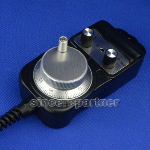 5V 100PPR MANUAL PULSE GENERATOR ENCODER CNC with Metal hook MPG For Siemens Sys