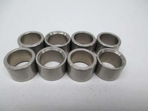 LOT 8 NEW BUSHING 12MM ID 16-1/2MM OD 11MM THICK STAINLESS D364500