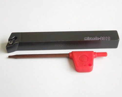 Sdqcr1212h07 out circle indexable turn screw type tool holder arbor 107.5 degree for sale