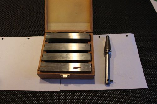 MACHINIST PARALLEL VERY NICE SET AND MOORE JIG BORE TOOL