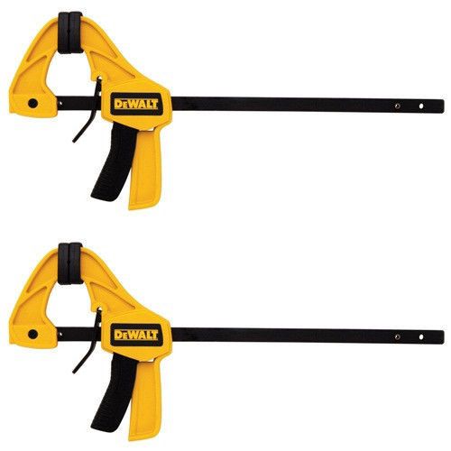 Dewalt small bar clamps(2pk) dwht83148 new for sale