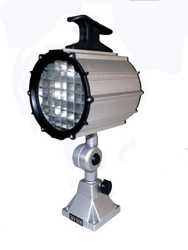 Halogen Machine Work Lamp 24V 50W Waterproof CNC Worklight With 4 Mount Holes
