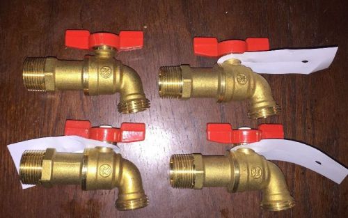 Legend valve 3/4 in. brass mpt quantity 4 sweat ball hose bibb no lead for sale