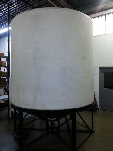 3000-gallon cone bottom tank and stand for sale