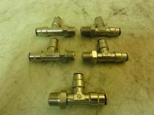 22221 new-no box, triangle  3424064 lot-5 tee fittings 1/8&#034; npt for sale