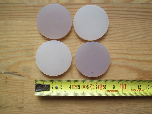 4 pcs. x 5mm thk silicone rubber sheet diameter 41mm insulating strip for sale