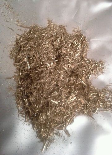 5 lb BRASS SHAVING(GREASE AND OIL FREE)HIGHEST QUALITY/ORGONE,CHEMISTRY