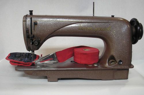 Union Special Industrial Sewing Machine 61400-B with Bias Folder &#034;Head Only&#034;