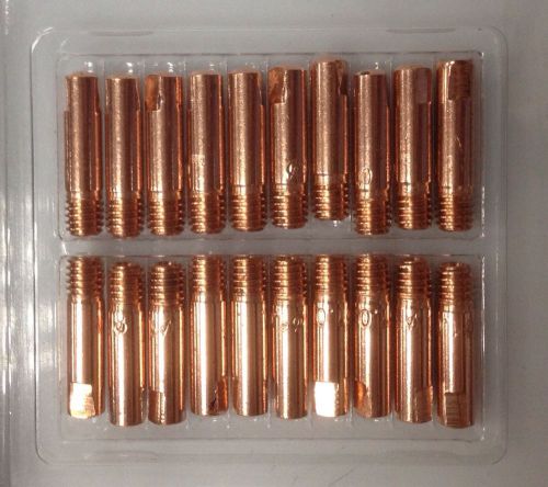 Binzel Style MIG/MB15 Contact Tips 0.8MM -20 PCS M6 X 6MM X 25MM welder welding