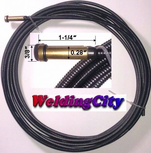 2 liners 42-23-25 023-025&#034; 25-ft for tweco #1/#2 &amp; lincoln 200a mig welding gun for sale