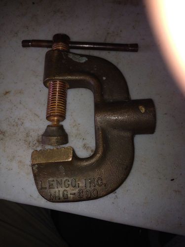 Lenco Mig 600 brass ground welding clamp