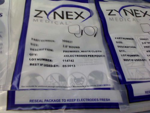 Zynex Electrodes for TENS or NMES Unit 300027-4 packs - EXPIRED