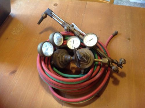 victor Journeyman set with gauges and Torch and hoses